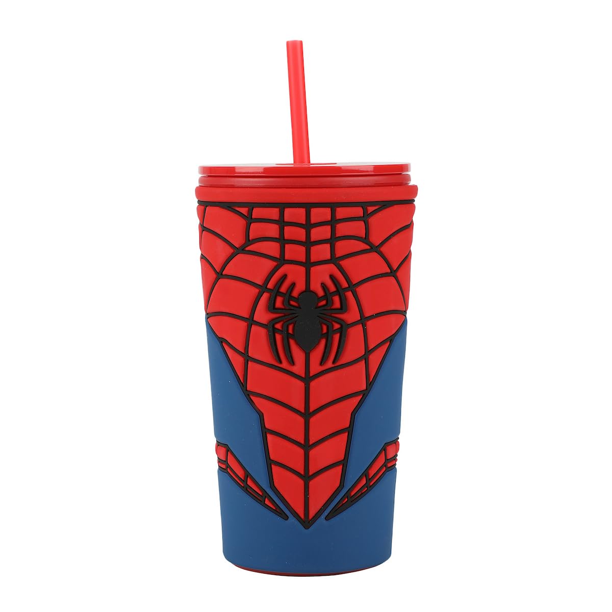 Bioworld Marvel Spider-Man Suit Up 20 oz Tumbler with Straw