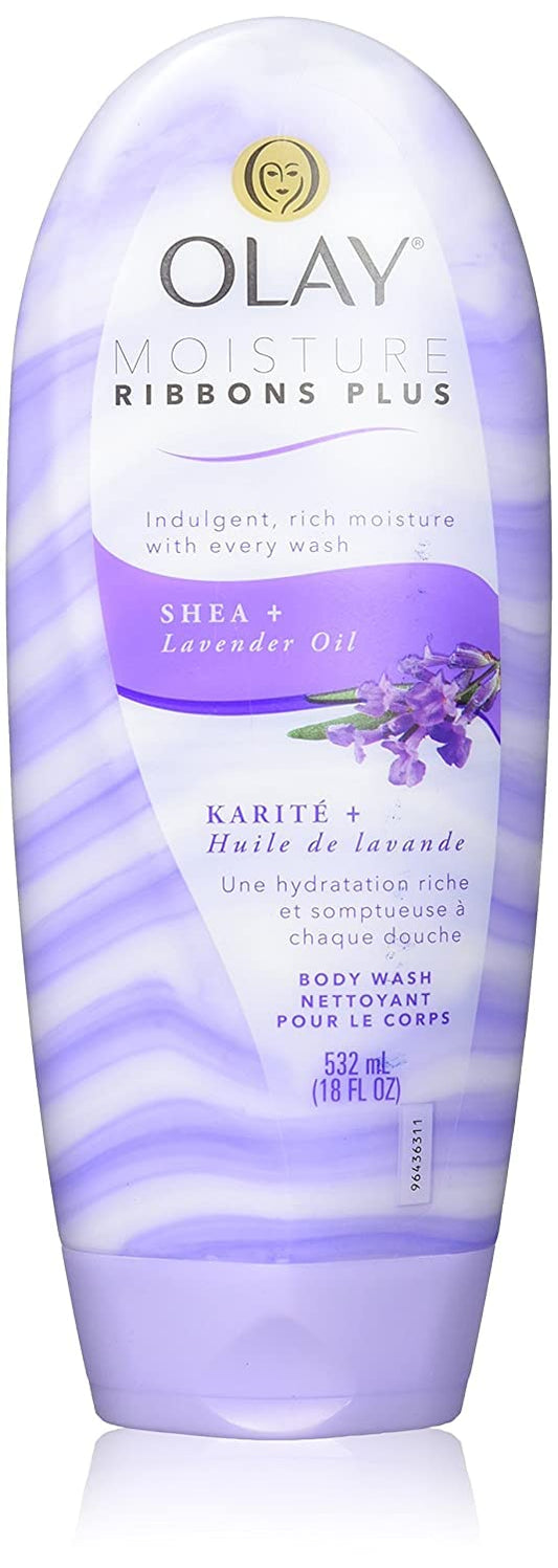 OLAY Moisture Ribbons Plus, Shea Plus Lavender Oil 18 oz