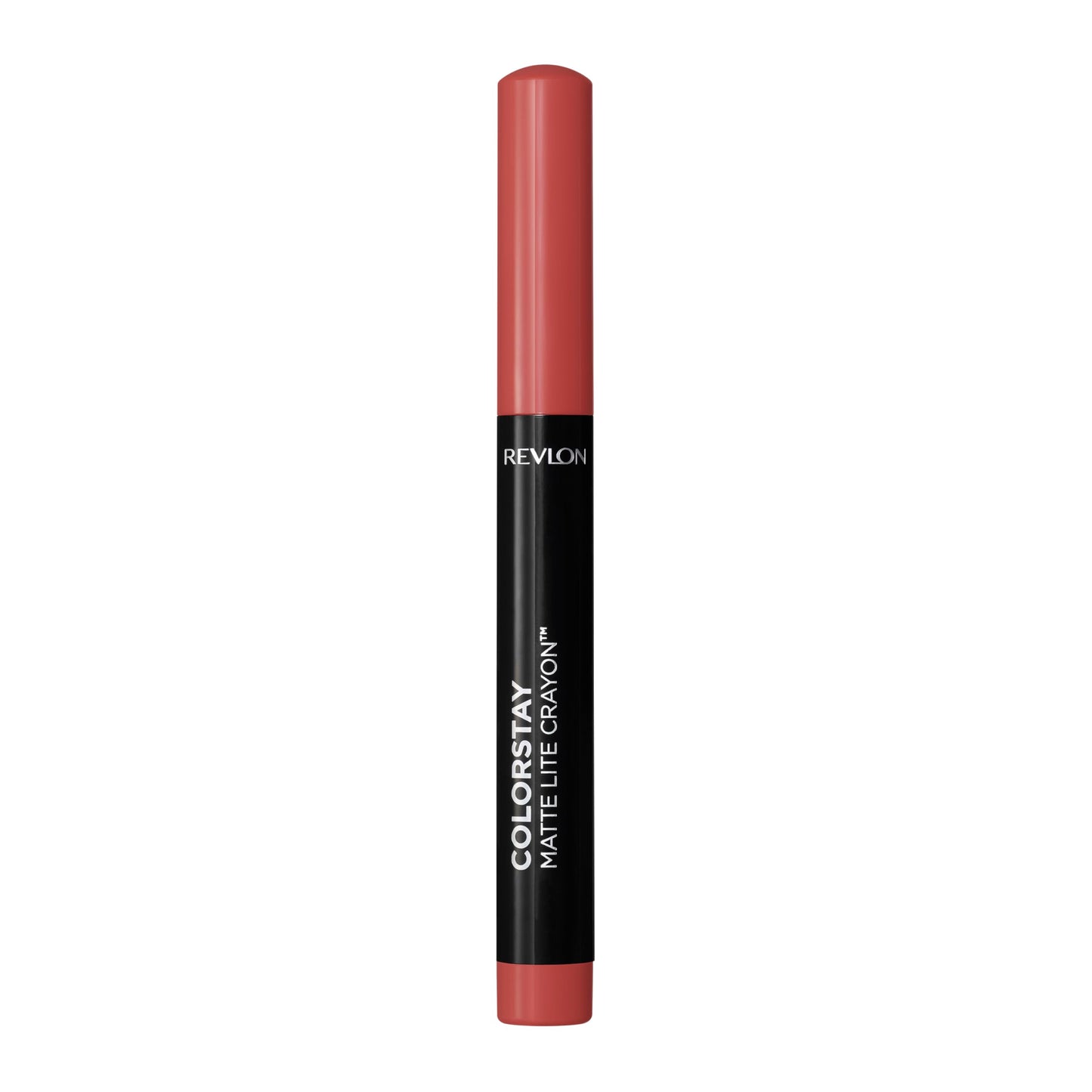 REVLON ColorStay Matte Lite Crayon Lipstick with Built-in Sharpener, Smudge-proof, Water-Resistant Non-Drying Lipcolor, 008 She's Fly, 0.049 oz