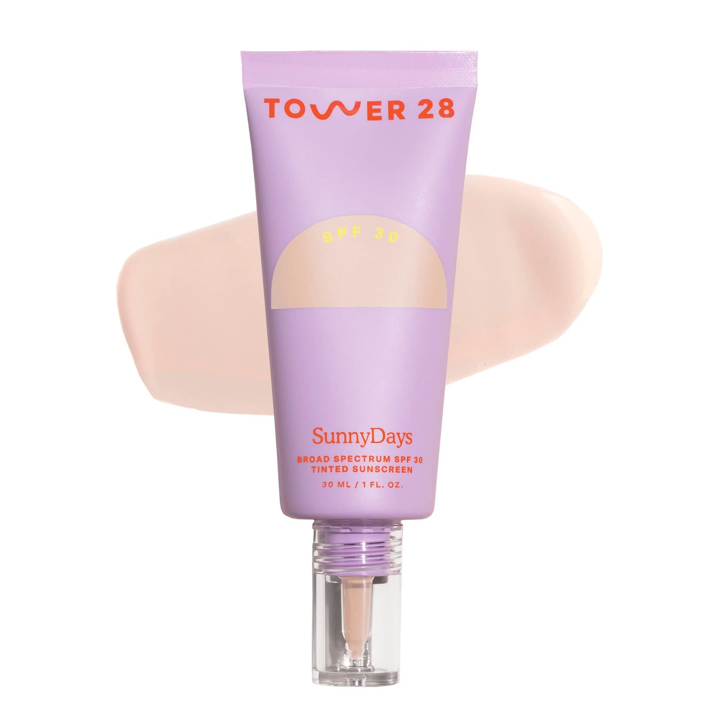 Tower 28 SunnyDays SPF 30 Tinted Moisturizer - 2-in-1 Buildable Coverage Foundation + Mineral Sunscreen for Face - Zinc Oxide, Aloe & Prickly Pear Beauty and Personal Care Tower 28