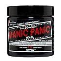 MANIC PANIC Classic Raven Semi Permanent Hair Color - Cool-Toned Black Hair Dye for Women & Men That Lasts 4-6 Weeks - Vegan, Ammonia & Cruelty-Free
