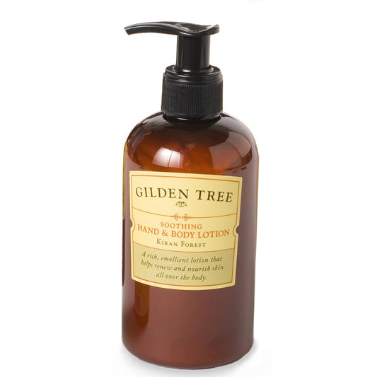 GILDEN TREE Soothing Hand & Body Lotion with Organic Aloe Vera and Shea Butter, 8 ounce pump, Heals Dry Skin and Softens Rough, Bumpy, Flaky Dead Skin