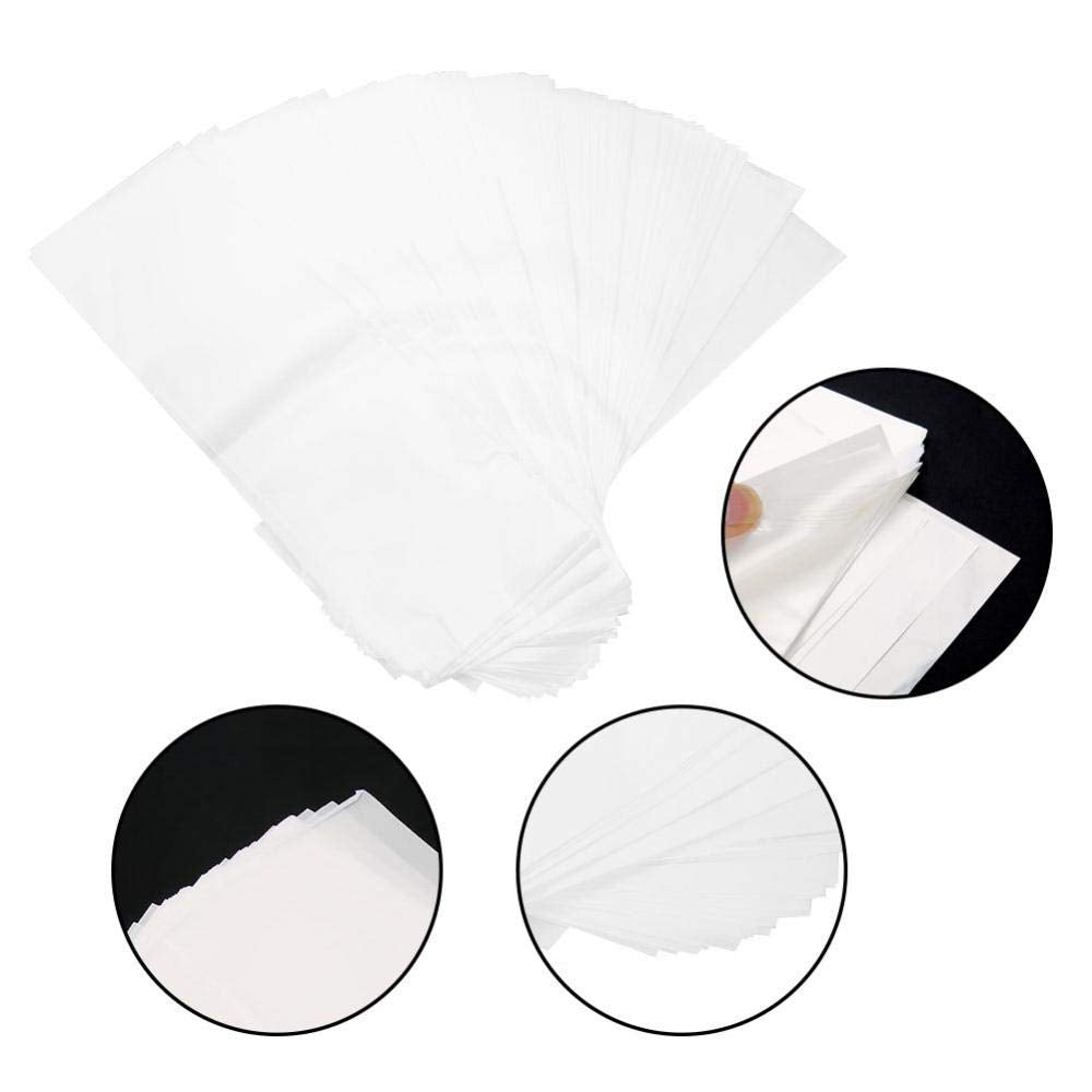 Rotekt 100pcs/pack Professional Salon Hair Dye Paper, Recycleable Dyeing Color Highlight Paper Hair Wraps Hair Tint Paper for Barber Hair Stylists