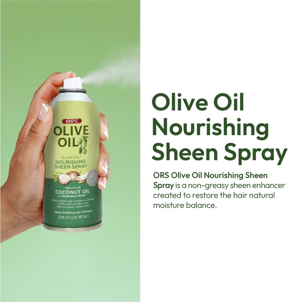 ORS Olive Oil Nourishing Sheen Spray Travel Size 2 Ounce