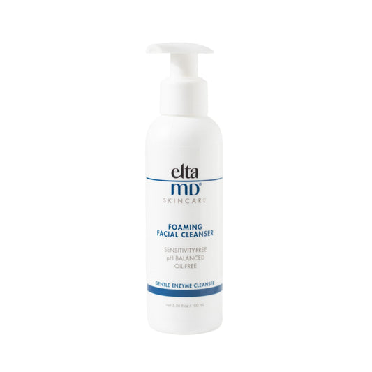 EltaMD Foaming Facial Cleanser Face Wash, Gentle Foaming Face Wash and Makeup Remover, Oil Free, 3.38 oz Pump