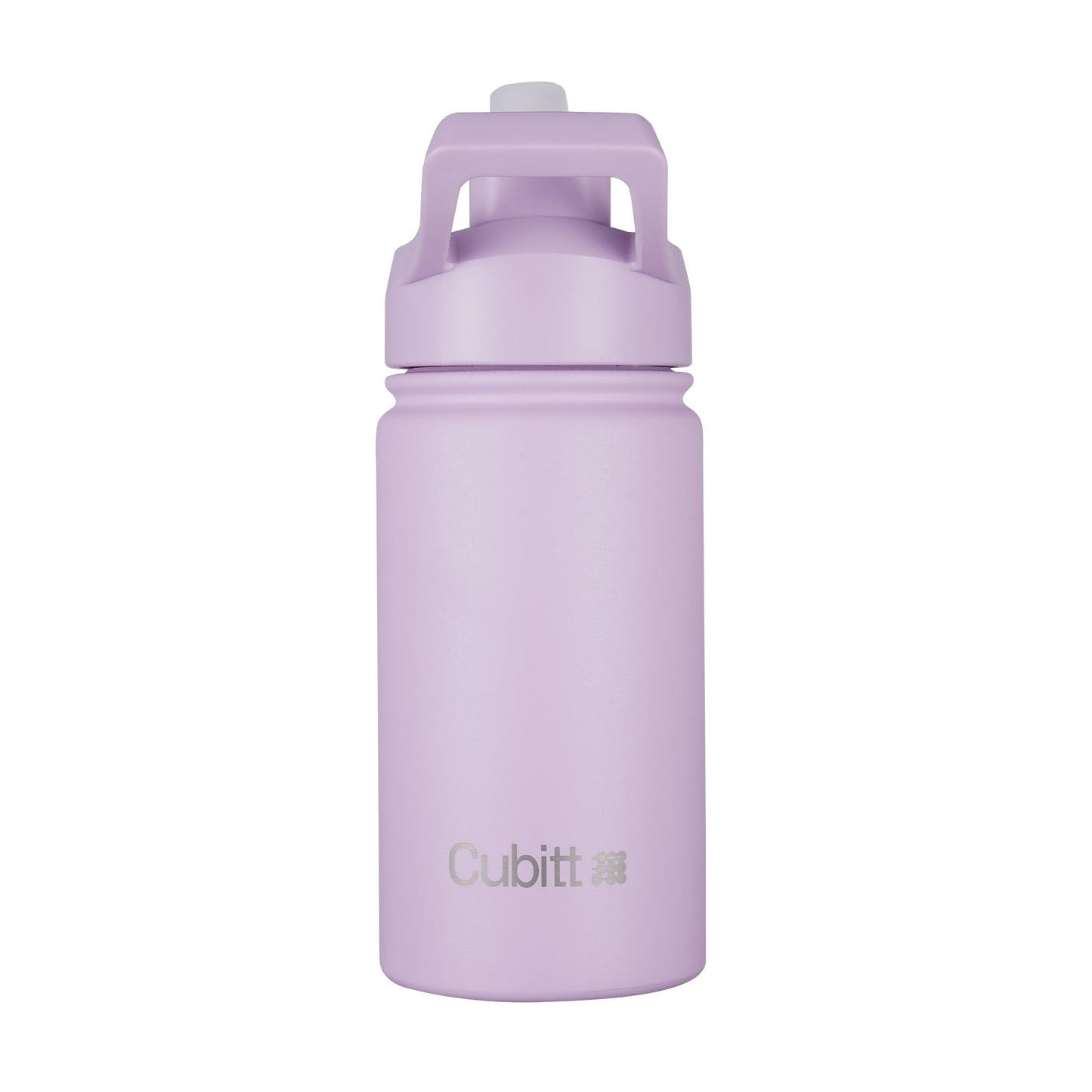 Cubitt Kids Water Bottle 14 oz with Straw Lid, Insulated Stainless Steel, Double Walled Tumbler Travel Cup, Thermo Mug, Leak Proof, Cold for up to 24