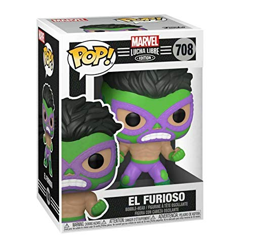 Hulk El Furioso Pop #708 Pop Marvel Luchadores Vinyl Figure (Bundled with EcoTek Protector to Protect Display Box)