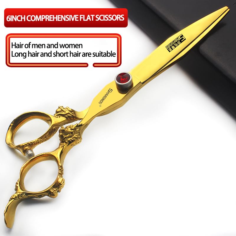 Professional Hair Clipper Set - 6/7/7.5/8/9-inch Stainless Steel Sharp Blades for Hairdressers (7 inch-2pc-A) Beauty and Personal Care SHARONDS