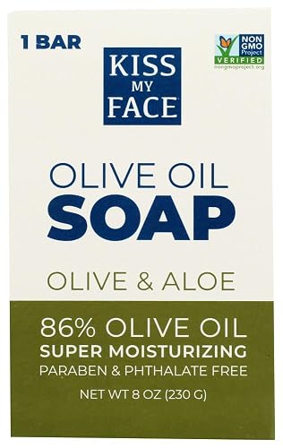 Kiss My Face Bar Soap Olive and Aloe - 8 oz