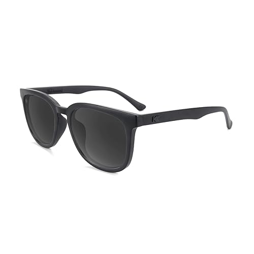 Knockaround Paso Robles Polarized Sunglasses for Women & Men - Impact Resistant Lenses & Full UV400 Protection, Black on Black Frames/Black Lenses