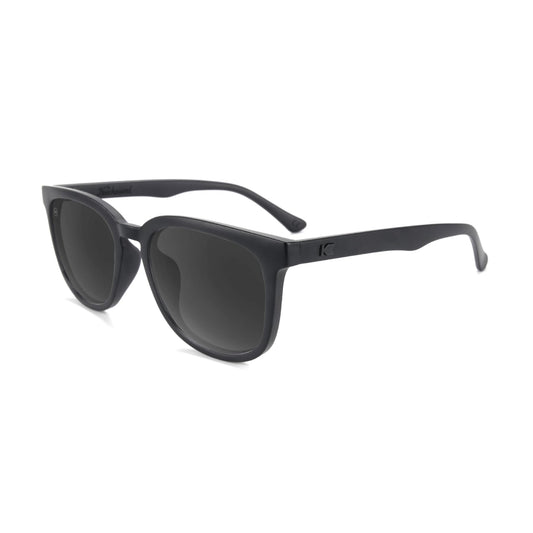 Knockaround Paso Robles Polarized Sunglasses for Women & Men - Impact Resistant Lenses & Full UV400 Protection, Black on Black Frames/Black Lenses