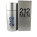 Carolina Herrera 212 Eau de Toilette Spray for Men, 3.4 Fluid Ounce