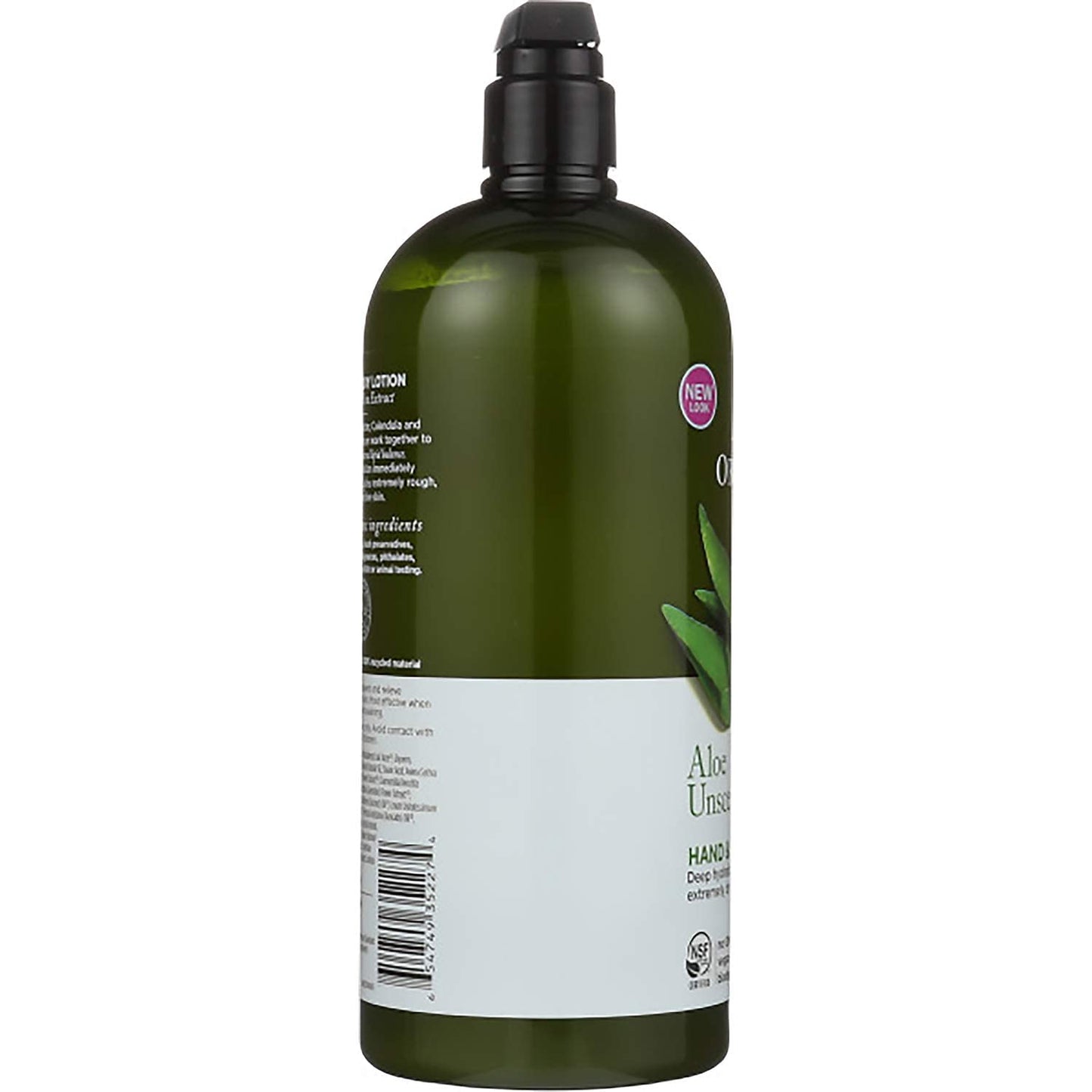 Avalon Organics Hand & Body Lotion, Aloe Unscented, 32 Oz- Pack of 2