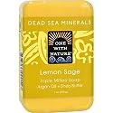 ONE WITH NATURE, Dead SEA BAR SOAP,LMN SAG 7 OZ EA 1