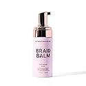 The Beachwaver Co. Braid Balm Pre-Braid Prep - Full Size (4 Fl Oz) | Frizz-Taming Primer Foam | Strengthen and Reduce Flyaways w/HiX Vegan Bond