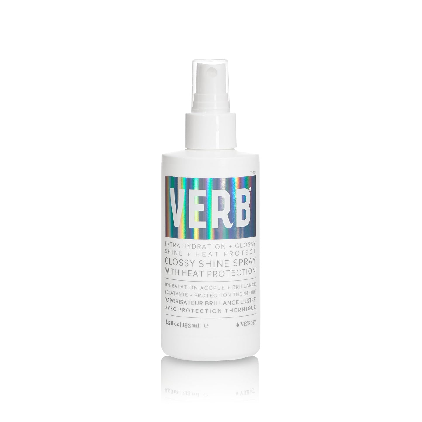 VERB Glossy Shine Spray with Heat Protection - Vegan Paraben Free Moisturizing Hair Spray without Harmful Sulfates for All Hair Types - Adds High