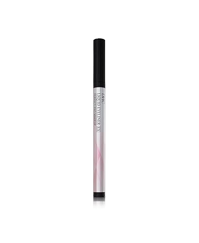 DHC Liquid Eyeliner EX, Water-Resistant, Fine Tip, All Day Wear, Black, 0.01 fl. oz.