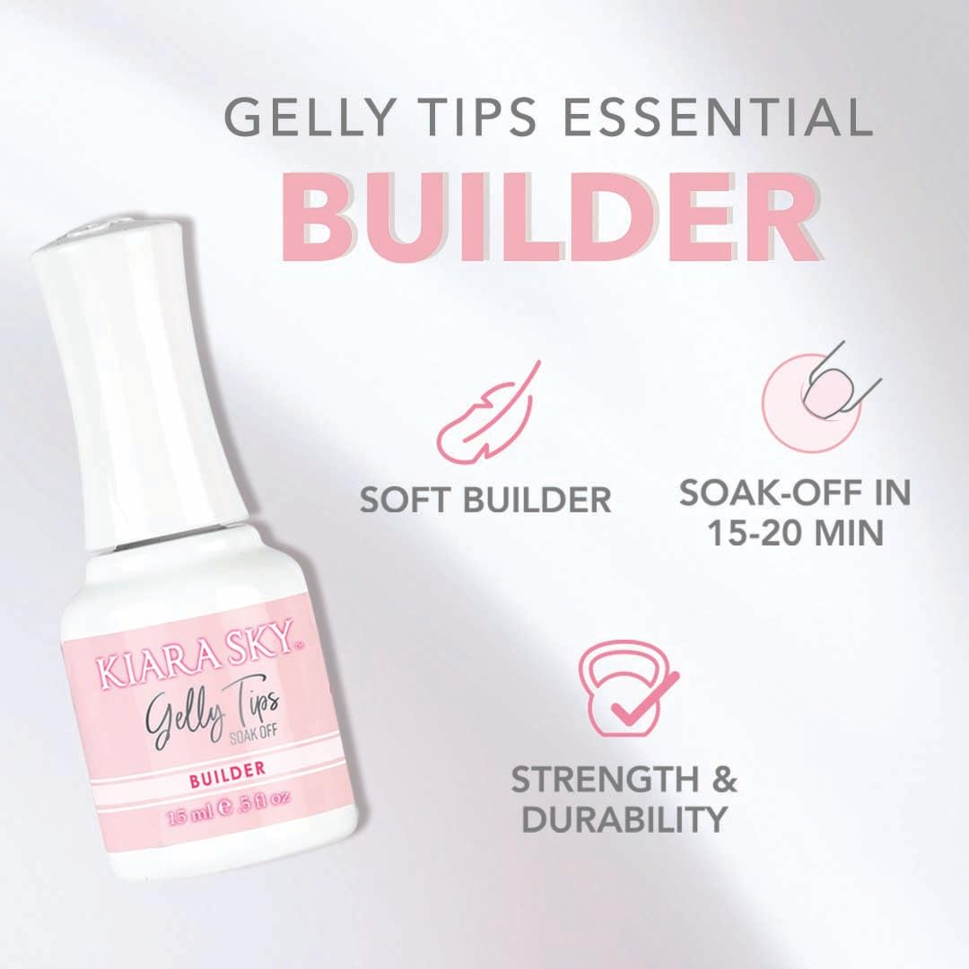 KIARA SKY Builder Gel 0.5 fl oz | Gelly Tips Soak Off Beauty & Personal Care KIARA SKY