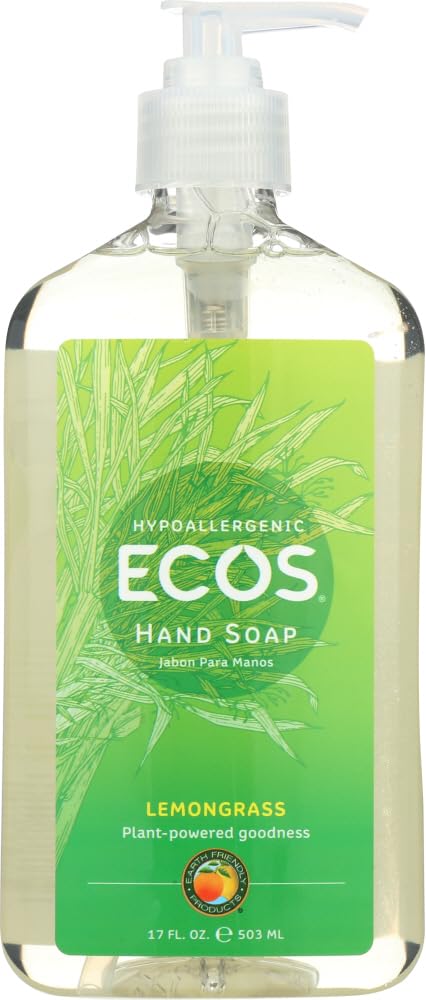 EARTH FRIENDLY SOAP HAND LIQ LEMONGRASS, 17 OZ, PK- 1