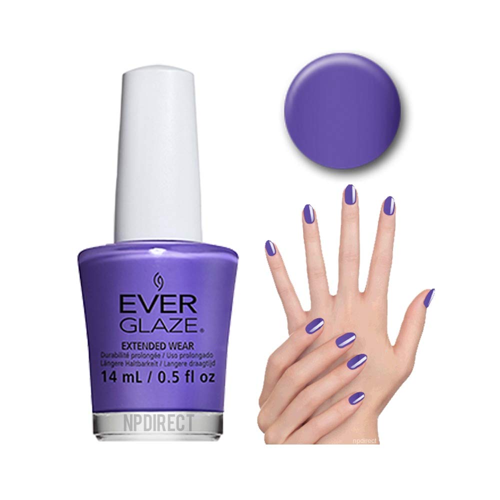 China Glaze EverGlaze Extended Wear Nail Lacquer, Don't Grape About It Beauty & Personal Care China Glaze