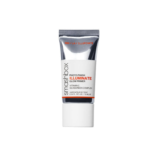 Smashbox Photo Finish Illuminate Glow Makeup Primer | Breathable, Strengthening Silky Barrier Primer For Glowy Skin | Silkscreen Complex, Vitamin C +