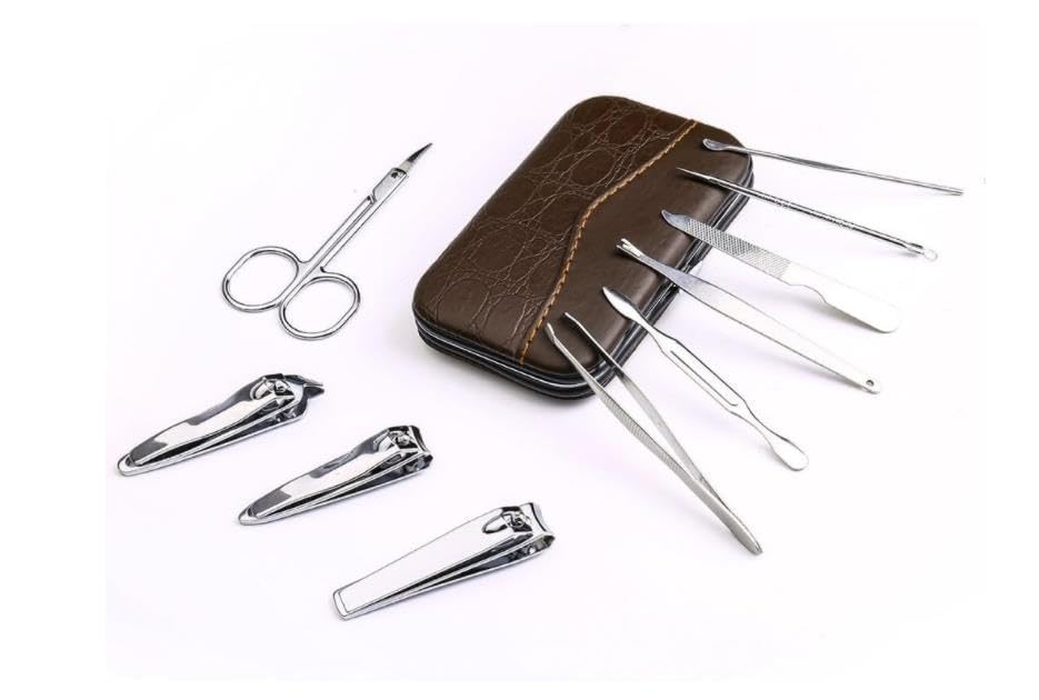 10 PCS Manicure Pedicure Set Nail Clippers - Stainless Steel Manicure Kit - Tools for Nail,Cutter Kitsfor Women or Men,Includes Cuticle Remover