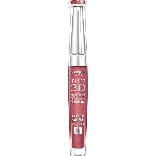 Bourjois 3d Effet Lip Gloss for Women, # 03 Brun Rose Academic, 0.19 Ounce
