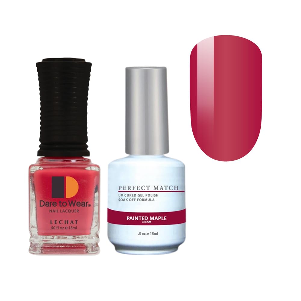 LeChat Perfect Match Gel Polish, Painted Maple, 0.5 fluid_ounces (PMS238) Beauty & Personal Care LECHAT