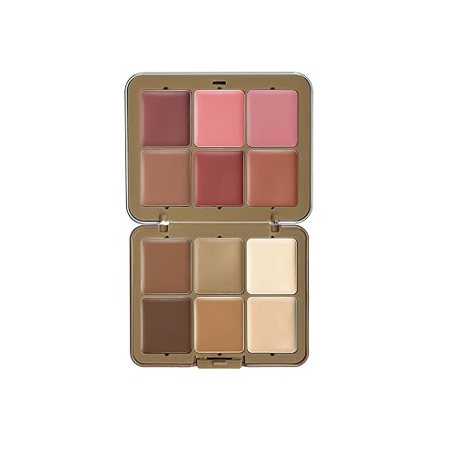 12-Color Cream, 2-in-1 Concealer & Contour Cream for Refined Makeup