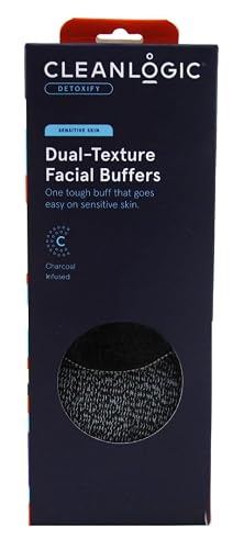 Clean Logic Detoxify Dual Texture Facial Buffers (Pack of 3)