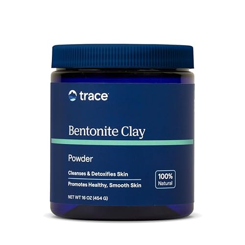 Trace Minerals Bentonite Clay - Bentonite Clay Mask for Clear Skin - Face & Body Mask - Deep Cleaning - Remove Impurities - 100% Natural - 16 oz (15