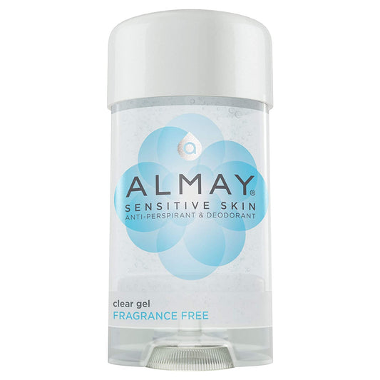 Almay Sensitive Skin Clear Gel Anti-Perspirant & Deodorant - Fragrance-Free 2.25 oz Beauty and Personal Care Almay