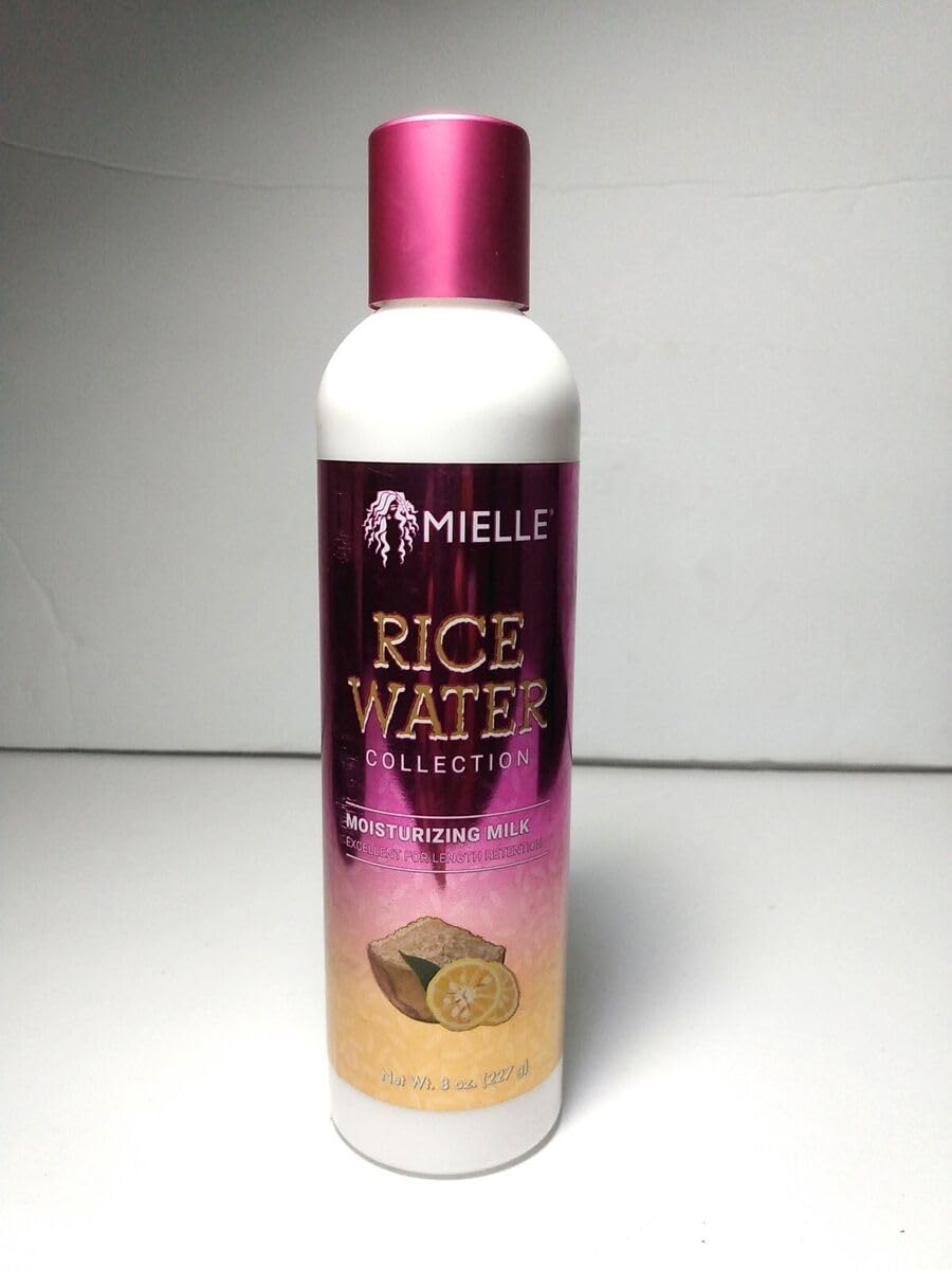 Mielle Rice Water Moisturizing Hair Milk For Curly, Kinky or Wavy Hair (8oz)