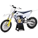 New Ray Husqvarna FC450 White and Blue 1/12 Diecast Motorcycle Model