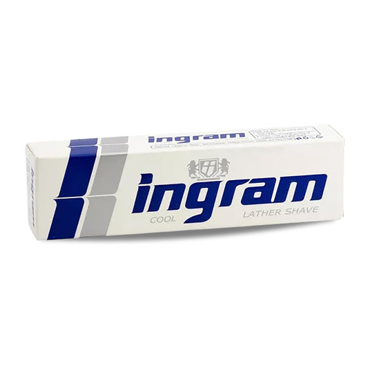Lather Shave Cool Ingram Shaving Cream Tube 60g Glycerin Coconut Oil Made In Egypt ( 2 Pack = 4.23 oz / 120 gm )