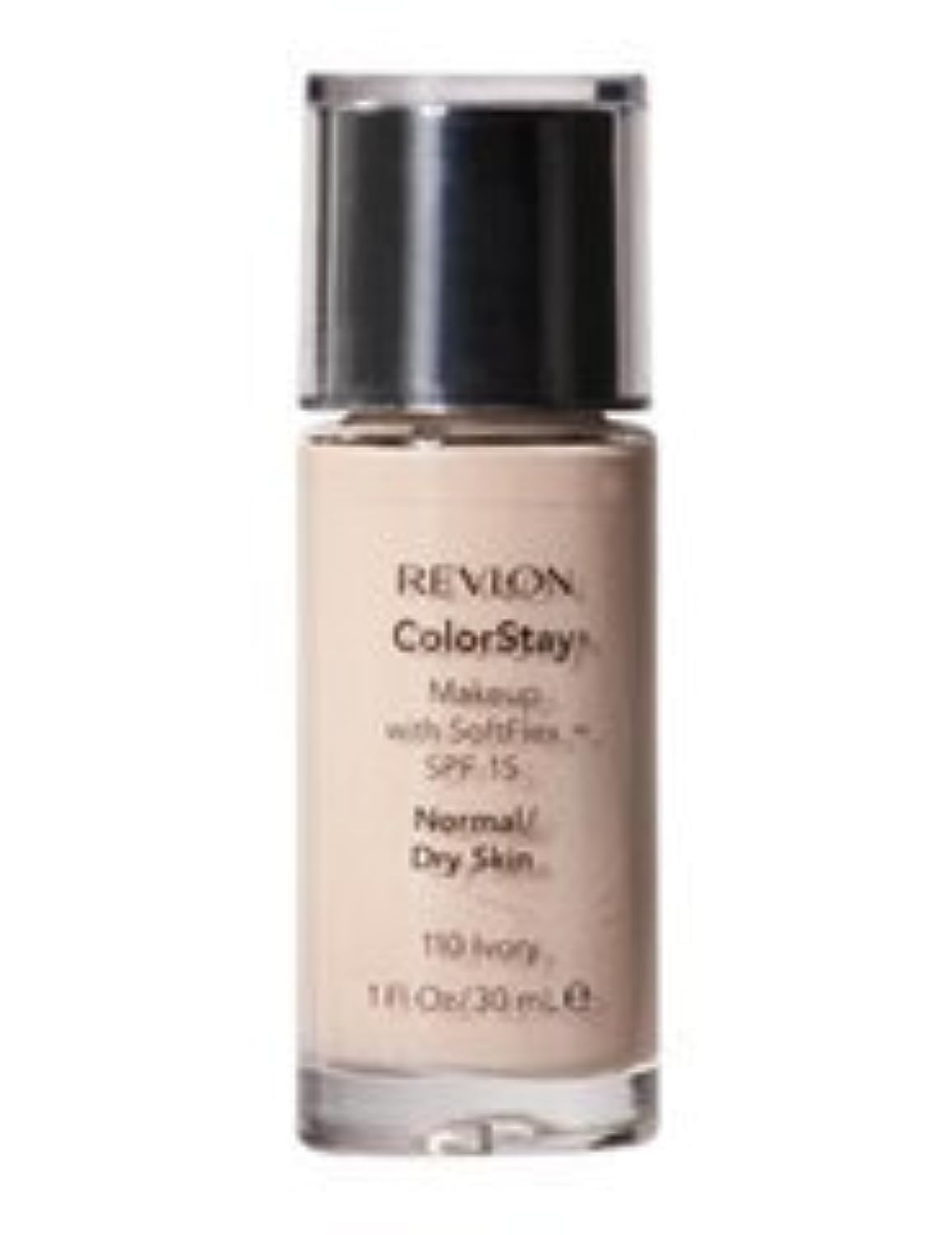 Revlon Colorstay Makeup with SoftFlex, Normal/Dry Skin SPF 15, Ivory [110] 1 oz