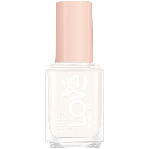 LOVE by essie Nail Polish, 80% Plant-based, Salon-Quality, Vegan, White, Blessed Never Stressed, 0.46 Fl Oz Beauty & Personal Care essie