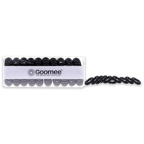 Goomee The Markless Hair Loop - Pack of 10 Black Hair Ties