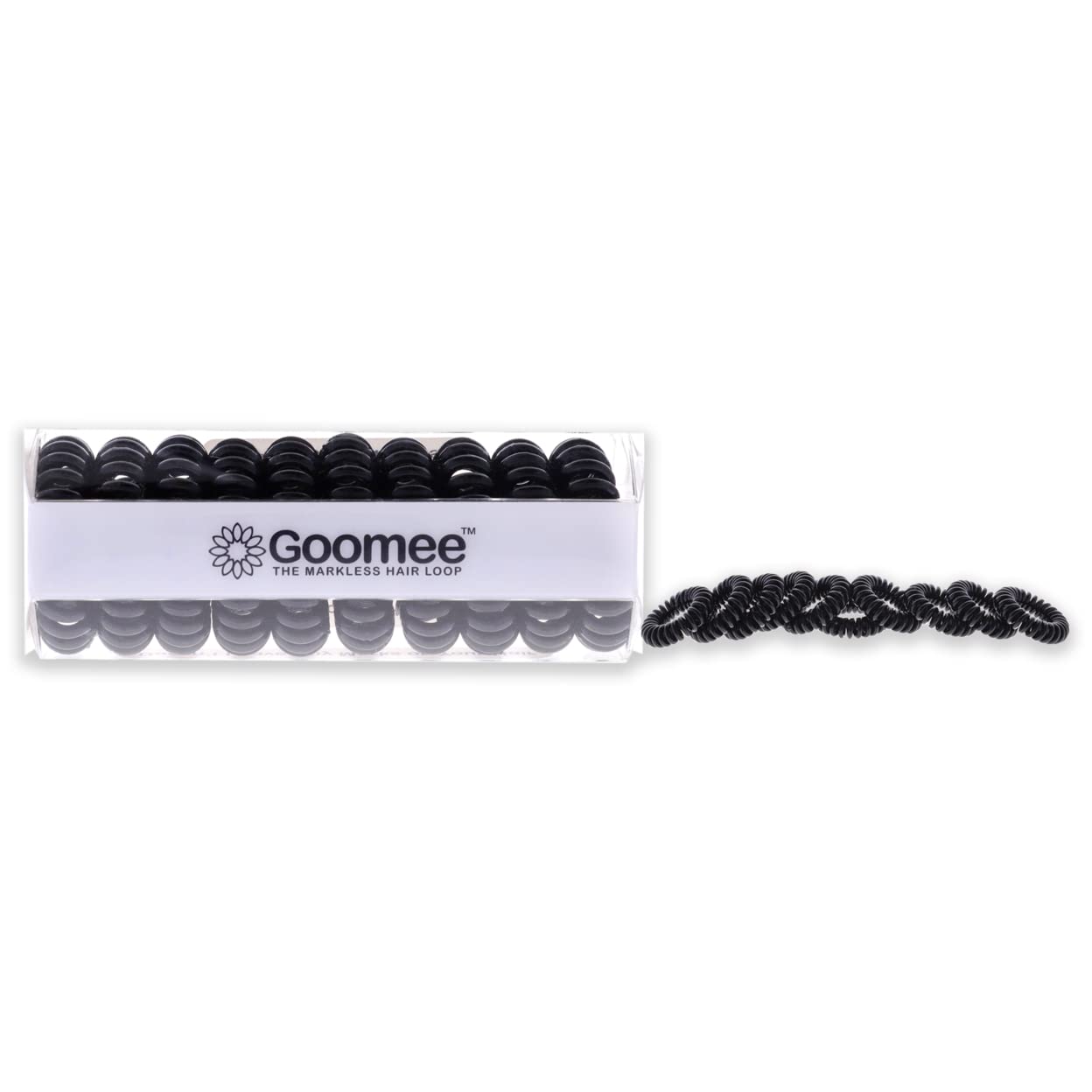 Goomee The Markless Hair Loop - Pack of 10 Black Hair Ties