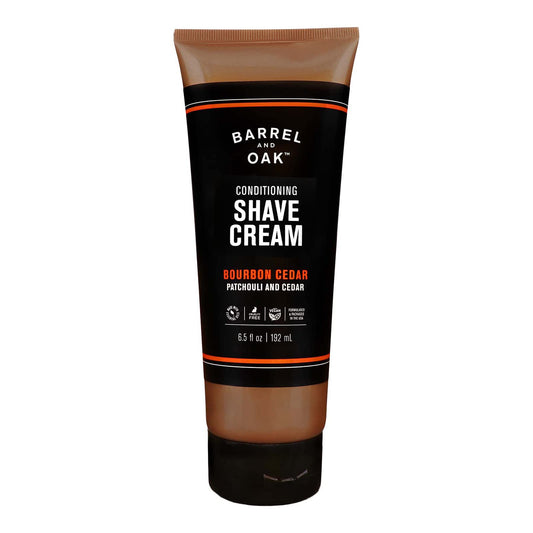 Barrel and Oak - Conditioning Shave Cream, Men's Shaving Cream, Moisturizing Shave Cream, Caffeine & Antioxidant-Rich, Helps Prevent Nicks, Bumps…