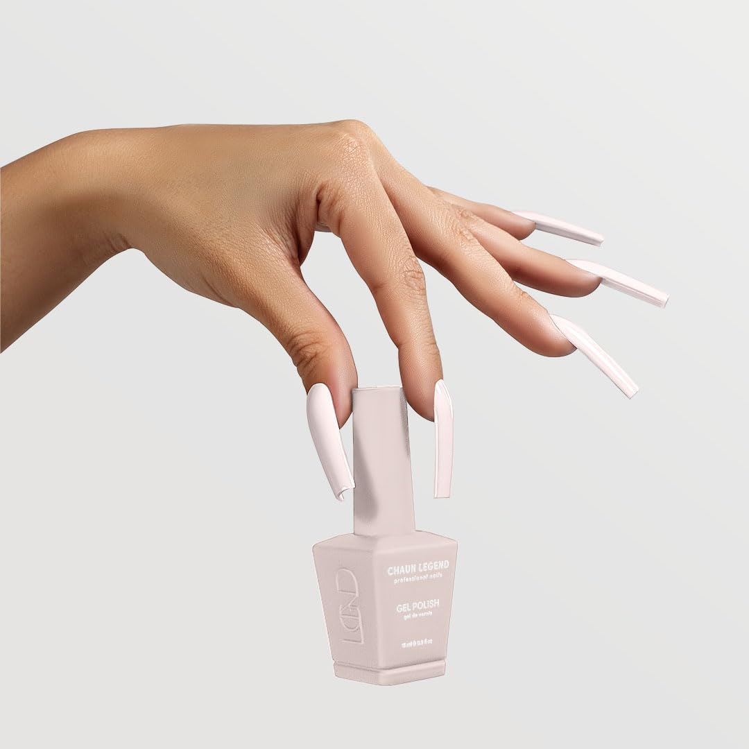Chaun Legend UV Gel Nail Polish, 0.5 Ounce Long Lasting Salon Quality, Bubble Free Professional Manicures, Quick Dry High Shine, Basic Pitch LG5011 Beauty & Personal Care Chaun Legend Professional Nails