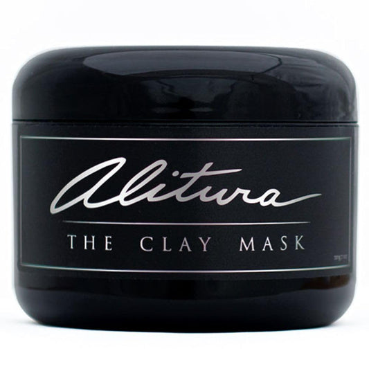 Alitura Clay Face Mask - Exfoliating, Hydrating & Anti-Aging Facial Mask with Vitamin C & Pearl Powder - Pore Cleansing Face Mask for Acne, Blackheads
