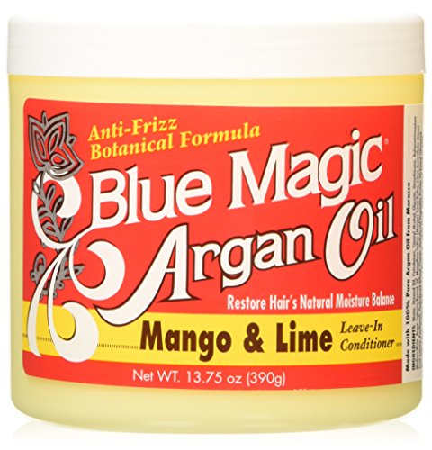 Blue Magic Argan Oil Mango/Lime Leave In Conditioner, 13.75 Ounce for 1 PACK.