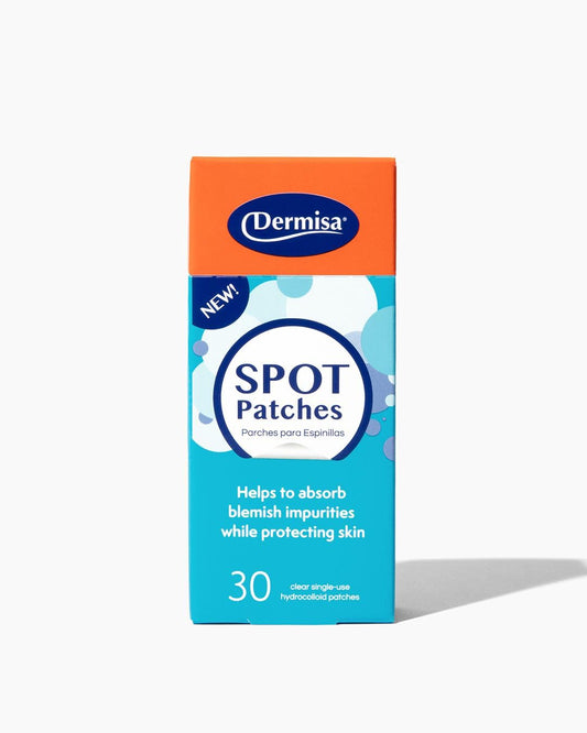 Dermisa Hydrocolloid Spot Patches for Pimples and Breakouts, Fast-Acting Acne Treatment, Invisible & Breathable, Fragrance-Free, Paraben Free, Dye