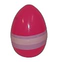 10" Hot Pink Glitter Easter Egg