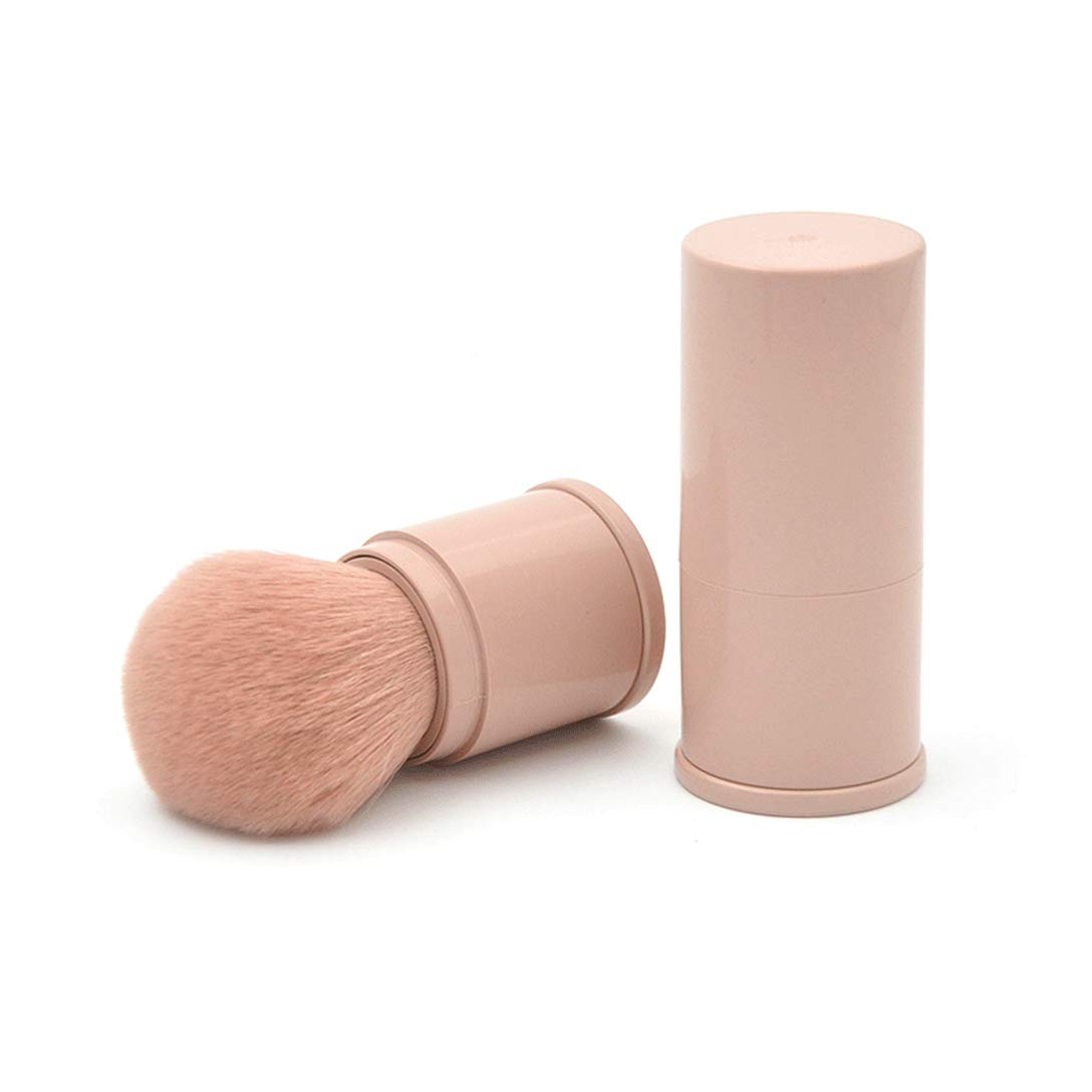 RN BEAUTY Retractable Powder Brushes Foundation Brush Blush Brush Bronzer Brush Face Blender Brush Professional Mineral Blending Buffing Kabuki Makeup