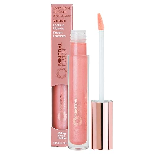 Mineral Fusion, Lip Gloss Hydro Shine Venice, 0.15 Ounce