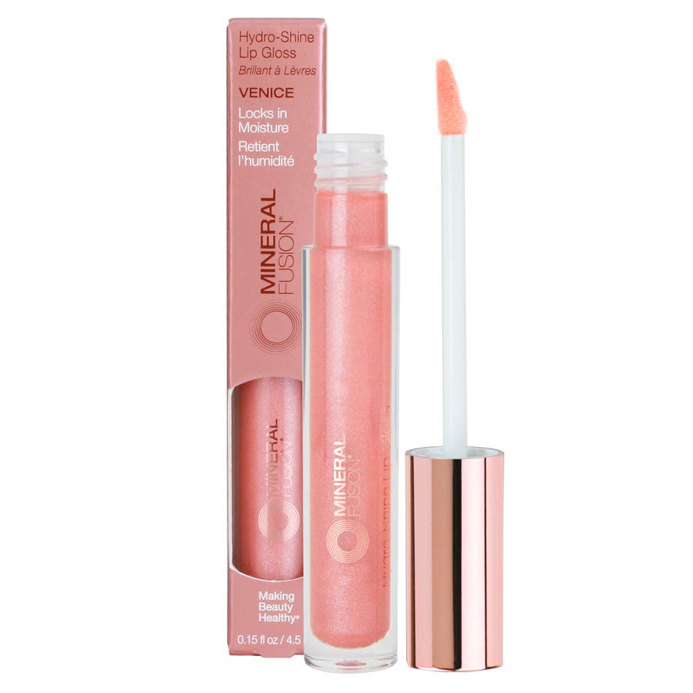 Mineral Fusion, Lip Gloss Hydro Shine Venice, 0.15 Ounce