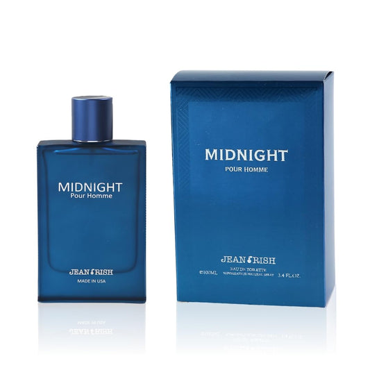Jean Rish Midnight Pour Homme Perfume for Men Eau De Toilette, Long-Lasting Luxury Fragrance, Made In USA - Bergamot, Lavender, Patchouli, Amber, Musk Beauty & Personal Care Jean Rish