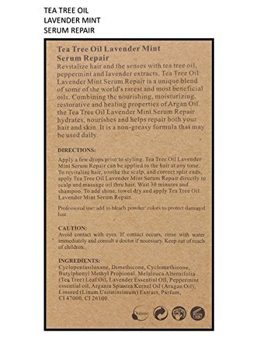 Tea Tree Lavender Mint Serum Organic hair And Skin Care by Alpha New York100 ml. / 3.38 fl.oz.